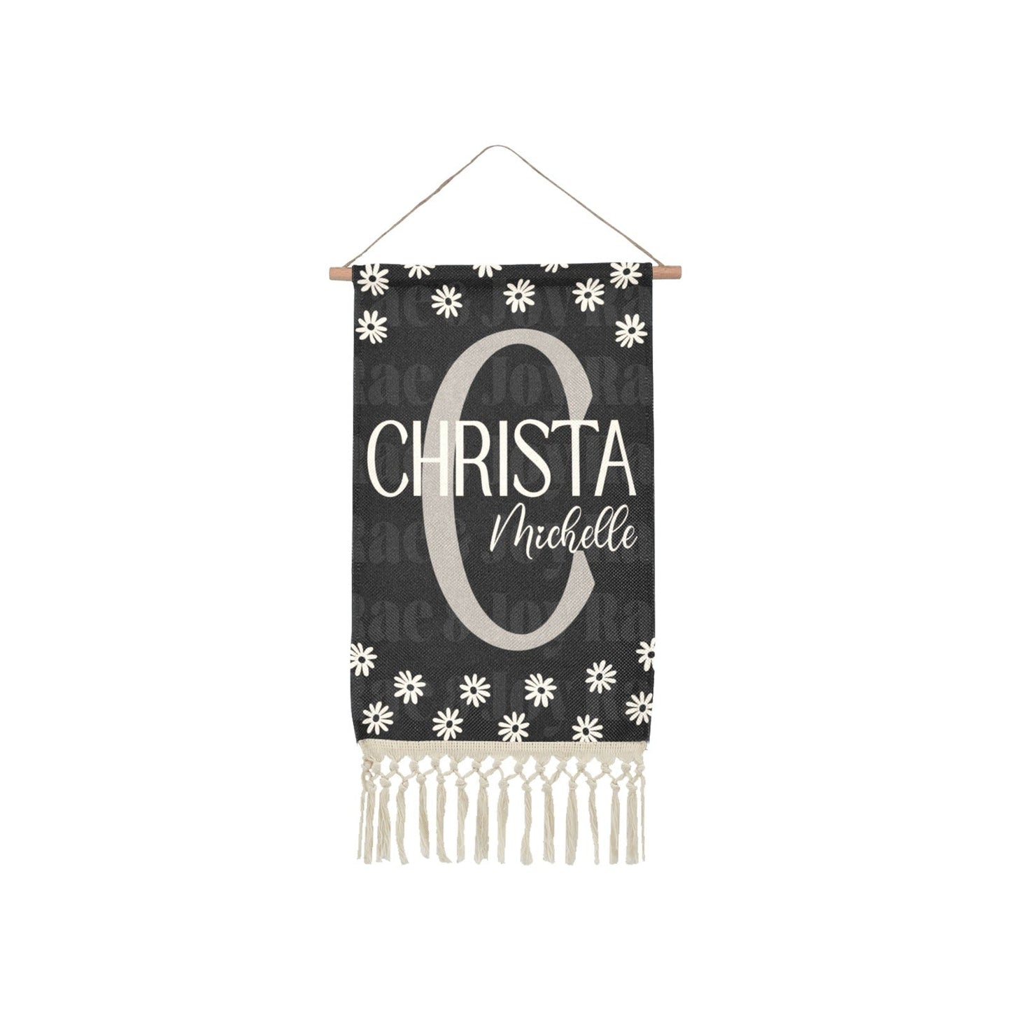 Personalized Monogram Name Wall Hanging Hanging